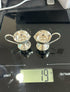 Pure Silver Round Diyas Pair 19g